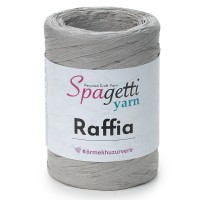 Raffia Gri El Örgü İpliği