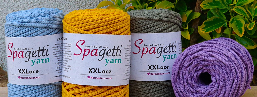 Spagetti Yarn XXLace İplik Özellikleri Spagetti Yarn XXLace İplik Özellikleri