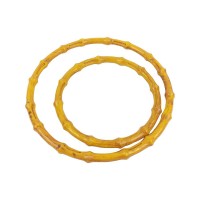 1 Çift Ahşap Görünümlü Yuvarlak Çanta Sapı 15cm 1 Çift Ahşap Görünümlü Yuvarlak Çanta Sapı 15cm