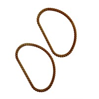 1 Çift Boncuk Görünümlü D Model Çanta Sapı