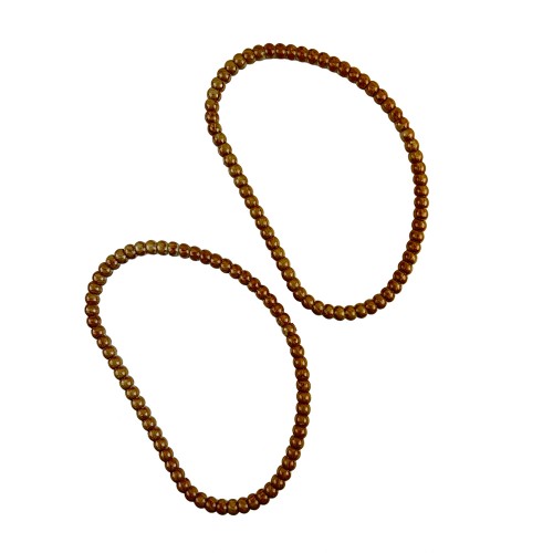 1 Çift Boncuk Görünümlü D Model Çanta Sapı