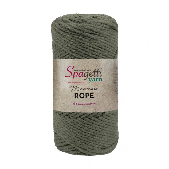 2mm 250g Haki 3 Büküm Halat Makrome İpi