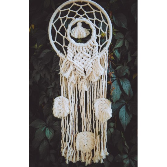 2mm 250g Şeker Beyaz Makrome Tarama İpi