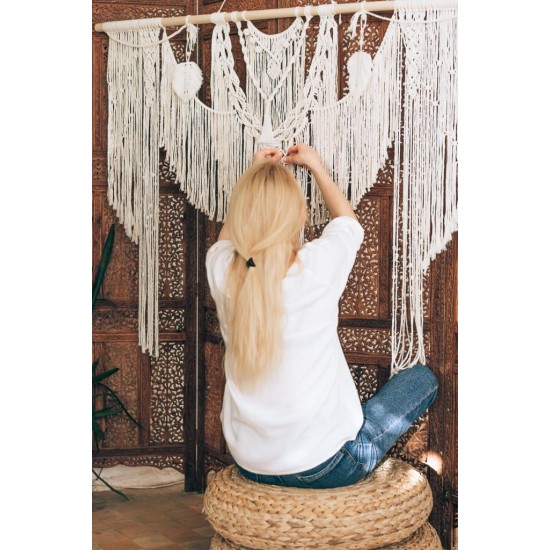 2mm 250g Şeker Beyaz Makrome Tarama İpi