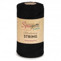 2mm 250g Siyah Makrome Tarama İpi