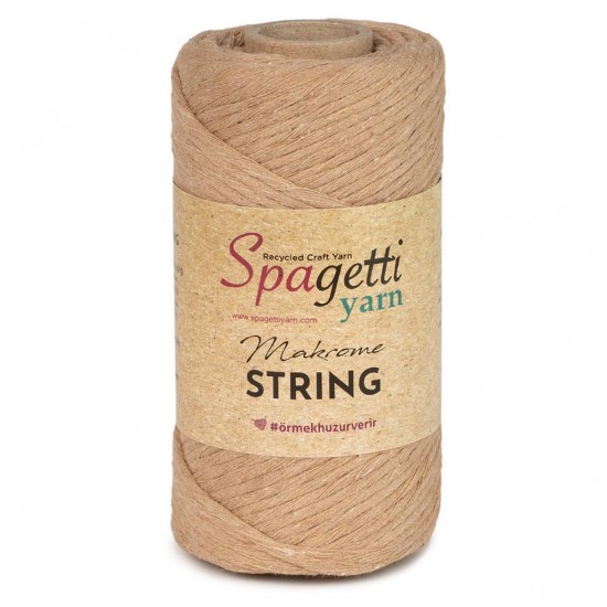 3mm 250g Bej Makrome Tarama İpi