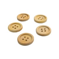5'li Ahşap Düğme 25mm 5'li Ahşap Düğme 25mm