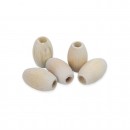 5'li 15mm Ahşap Oval Boncuk 5'li 15mm Ahşap Oval Boncuk