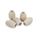 5'li 17mm Ahşap Oval Boncuk 5'li 17mm Ahşap Oval Boncuk