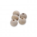 5'li 26mm Ahşap Yuvarlak Boncuk 5'li 26mm Ahşap Yuvarlak Boncuk