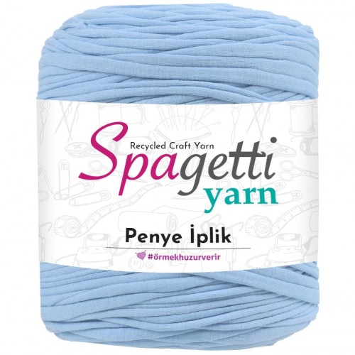 Penye İp Açık Bebe Mavi El Örgü İpliği