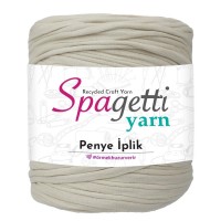 Penye İp Açık Bej El Örgü İpliği