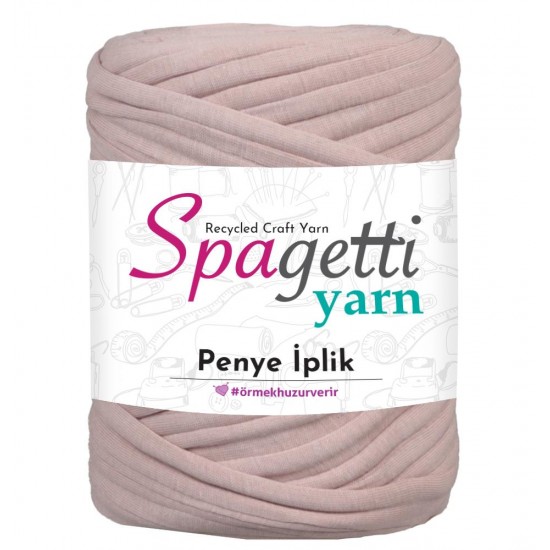 Penye İp Açık Gül Kurusu El Örgü İpliği