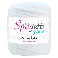 Penye İp Açık Şeker Beyaz El Örgü İpliği Penye İp Açık Şeker Beyaz El Örgü İpliği