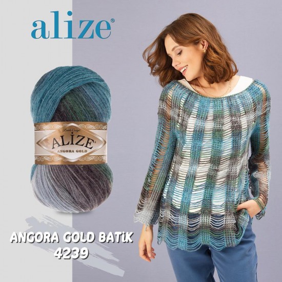 Alize Angora Gold Batik 1899 El Örgü İpliği