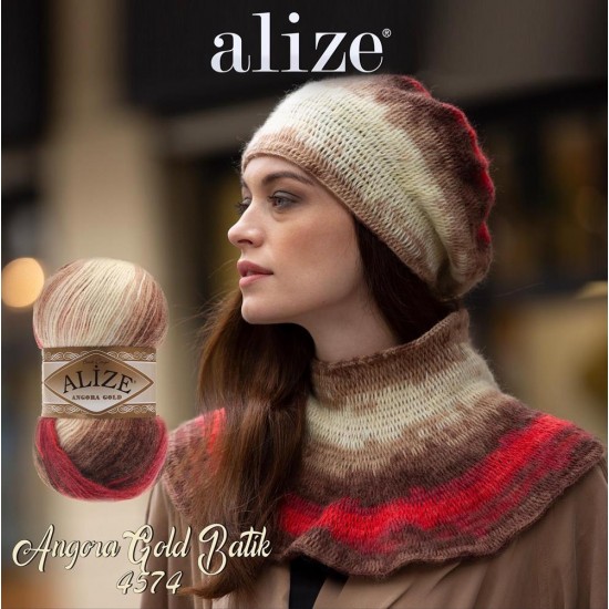 Alize Angora Gold Batik 2527 El Örgü İpliği