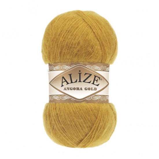 Alize Angora Gold Hardal Sarı El Örgü İpliği