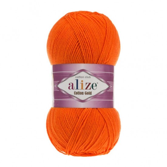 Alize Cotton Gold 037 Turuncu El Örgü İpliği