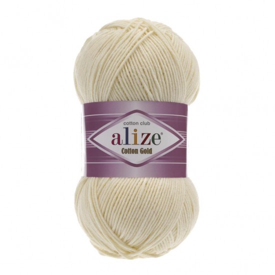 Alize Cotton Gold 001 Krem El Örgü İpliği