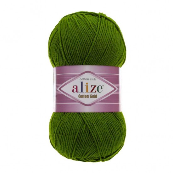 Alize Cotton Gold 035 Koyu Yeşil El Örgü İpliği