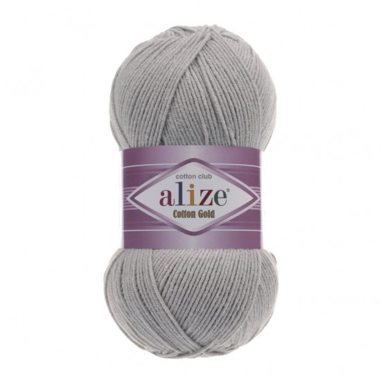 Alize Cotton Gold 021 Melanj Gri El Örgü İpliği