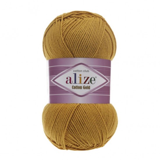 Alize Cotton Gold 002 Hardal Sarı El Örgü İpliği