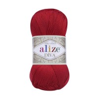 Alize Diva Kırmızı El Örgü İpliği Alize Diva Kırmızı El Örgü İpliği