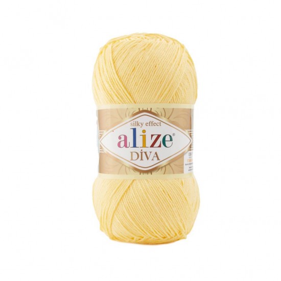 Alize Diva Soft Sarı El Örgü İpliği