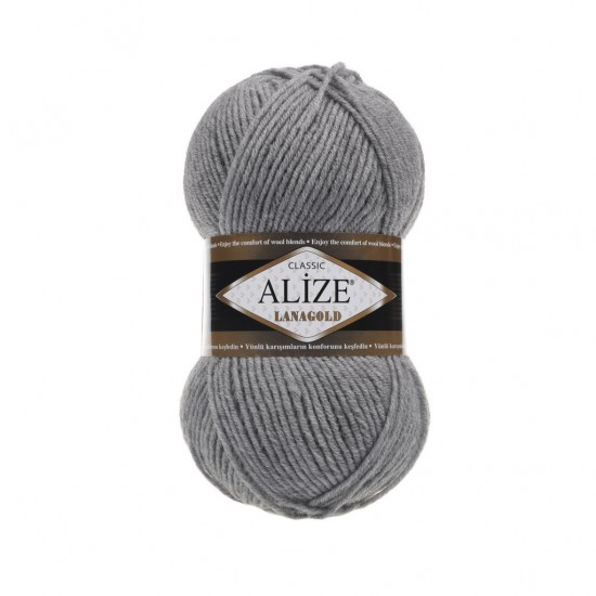 Alize Lanagold Gri El Örgü İpliği