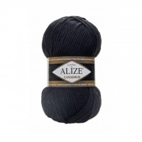 Alize Lanagold Siyah El Örgü İpliği