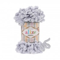 Alize Puffy Açık Gri El Örgü İpliği Alize Puffy Açık Gri El Örgü İpliği