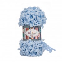 Alize Puffy Fine Bebe Mavi El Örgü İpliği Alize Puffy Fine Bebe Mavi El Örgü İpliği