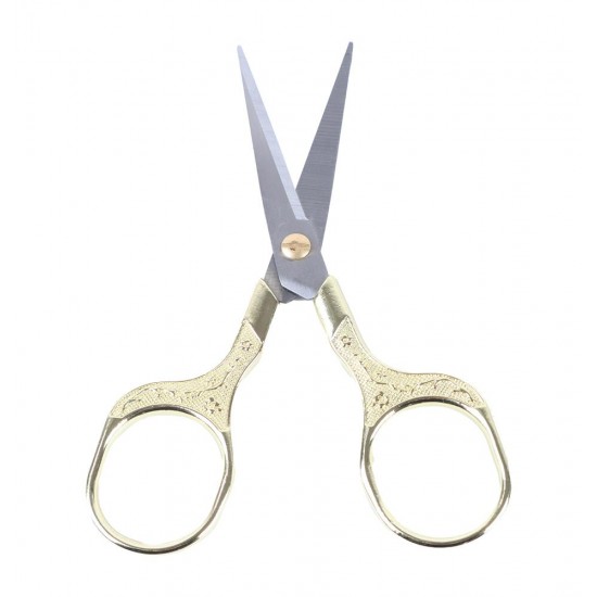 Altın Rengi Desenli Dikiş Makası (12cm) Altın Rengi Desenli Dikiş Makası (12cm)
