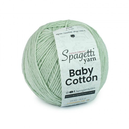 Baby Cotton Açık Mint El Örgü İpliği