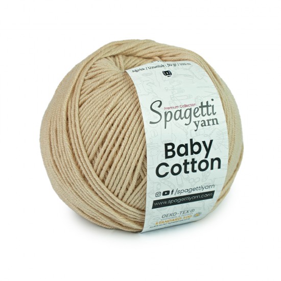 Baby Cotton Bej El Örgü İpliği