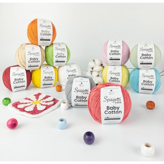 Baby Cotton Fıstık Yeşil El Örgü İpliği