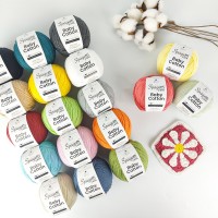 Baby Cotton Gök Mavi El Örgü İpliği Baby Cotton Gök Mavi El Örgü İpliği