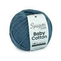 Baby Cotton Metalik Mavi El Örgü İpliği Baby Cotton Metalik Mavi El Örgü İpliği