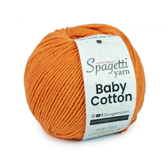 Baby Cotton Turuncu El Örgü İpliği