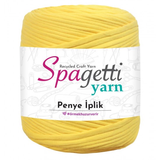 Penye İp Başak Sarı El Örgü İpliği Penye İp Başak Sarı El Örgü İpliği