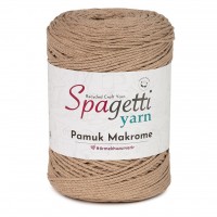 Pamuk Makrome Bej El Örgü İpliği Pamuk Makrome Bej El Örgü İpliği