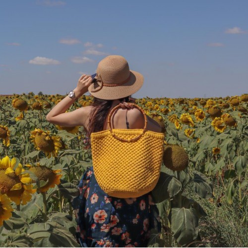 Ribbon Bej El Örgü İpliği