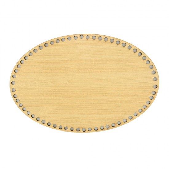 Ahşap Oval Sepet Tabanı