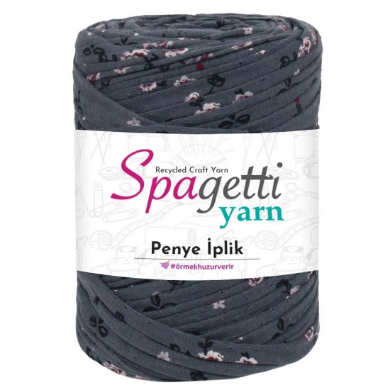 Füme Çiçekli Penye İp Füme Çiçekli Penye İp