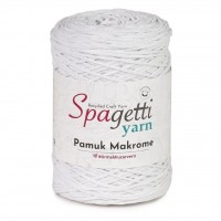 Pamuk Makrome Beyaz El Örgü İpliği Pamuk Makrome Beyaz El Örgü İpliği