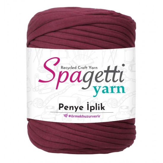 Penye İp Canlı Bordo El Örgü İpliği