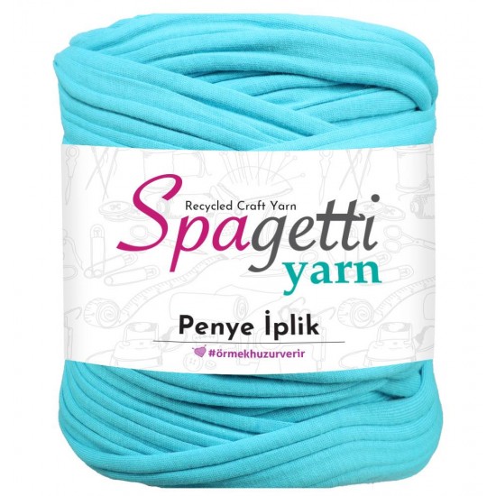 Penye İp Canlı Mavi El Örgü İpliği