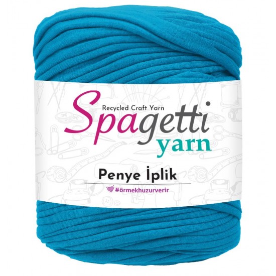 Penye İp Canlı Turkuaz El Örgü İpliği