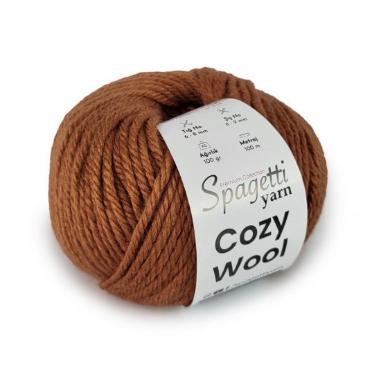 Cozy Wool Kiremit El Örgü İpliği