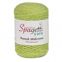 Pamuk Makrome Fıstık Yeşil El Örgü İpliği Pamuk Makrome Fıstık Yeşil El Örgü İpliği